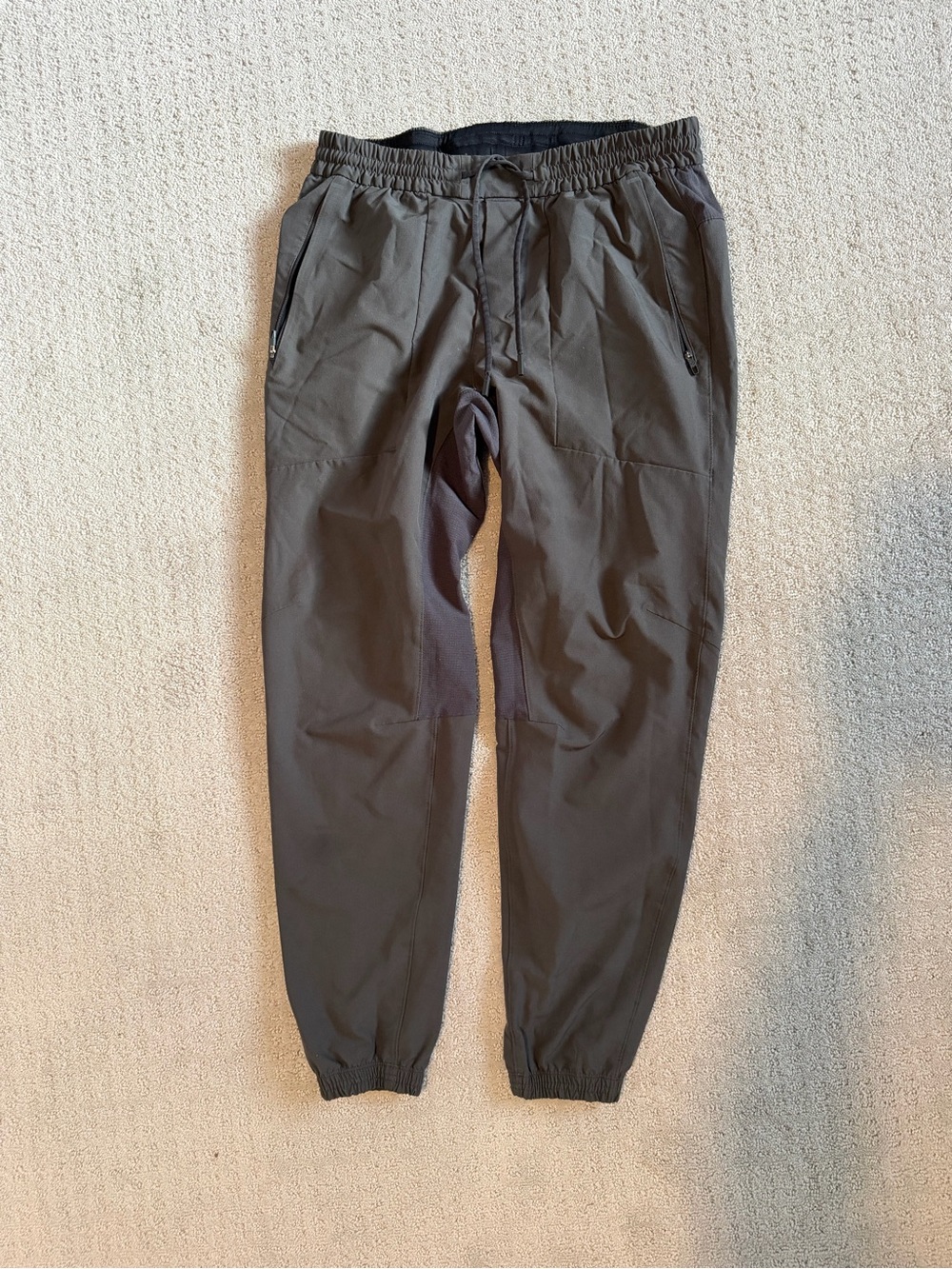 LuLuLemon Men's Elastic Waist Jogger Pants - Dark Gray